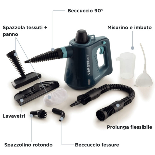ROČNI PARNI ČISTILEC ARIETE 4137 MODRI - Image 2