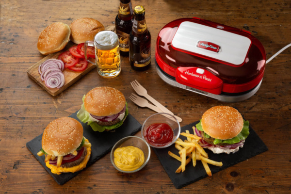 ARIETE APARAT ZA HAMBURGERJE MOD.205 RDEČ - Image 4