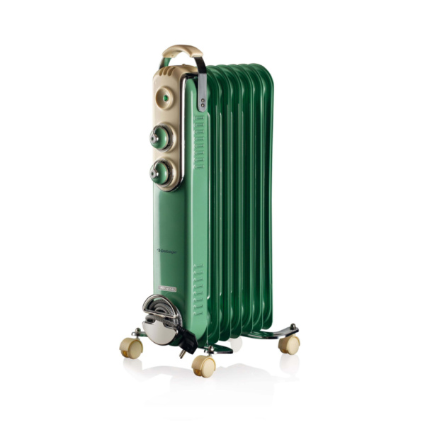 ARIETE VINTAGE OLJNI RADIATOR 7 ZELEN